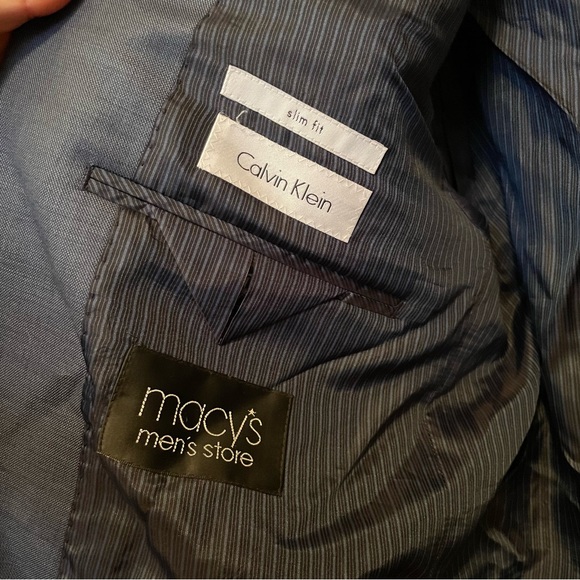 Calvin Klein Men’s Dark Grey Suit Jacket - Picture 2 of 7